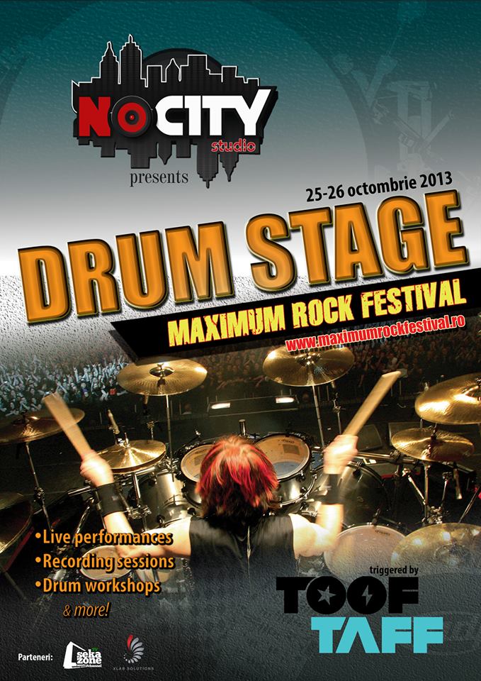 Conceptul „Drum Stage”, in premiera la Maximum Rock Festival
